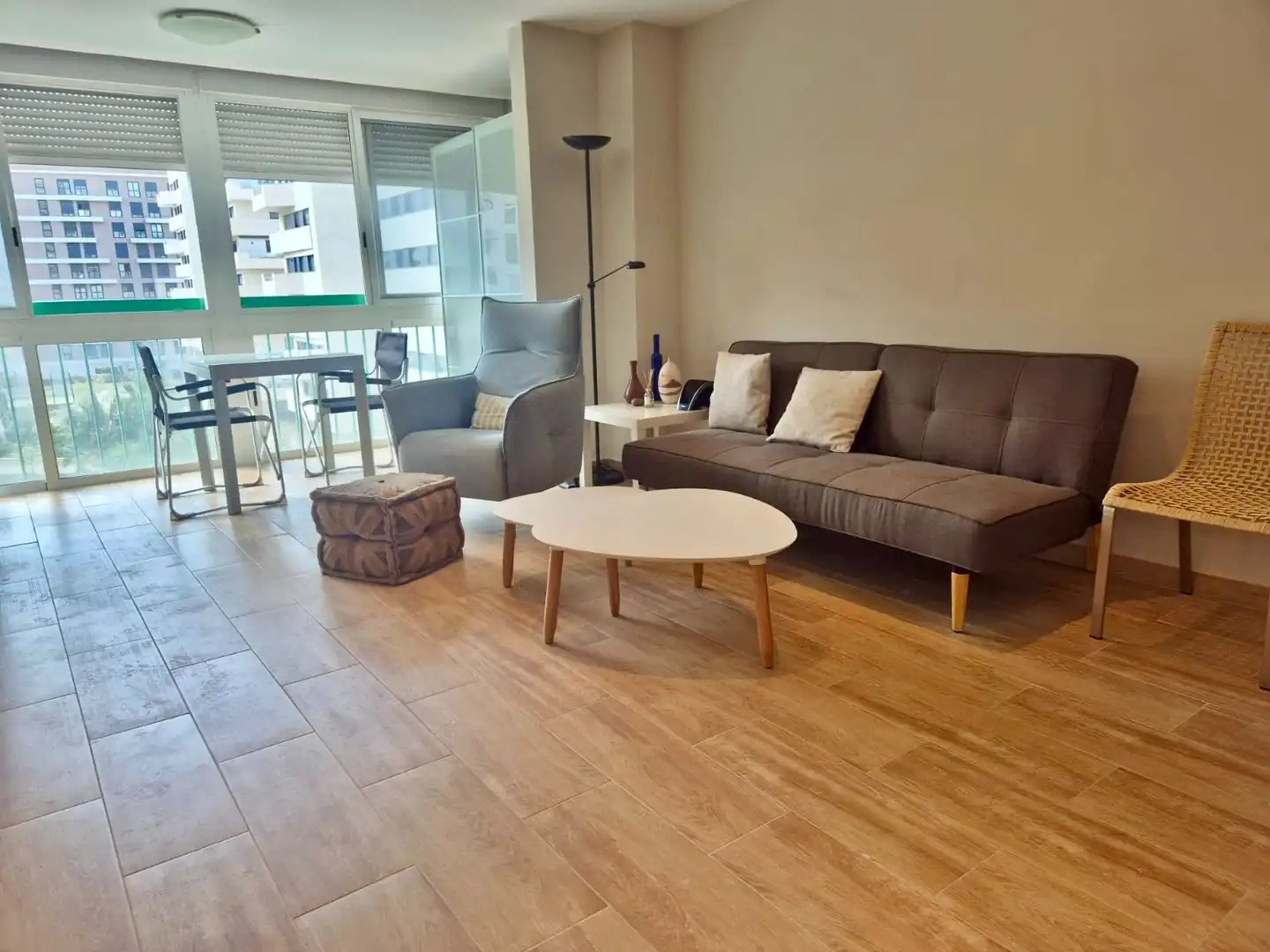 Living room of Study for rent in Alicante / Alacant  with Heating, Terrace and Furnished