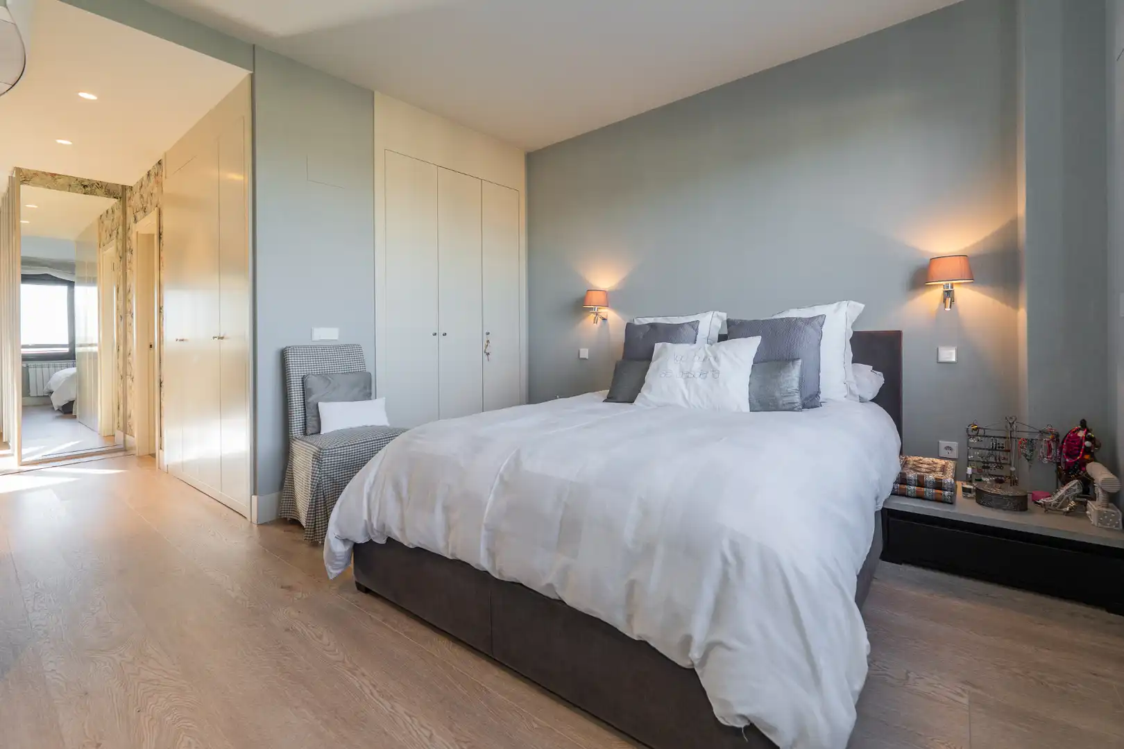 Schlafzimmer von Maisonette zum Verkauf in Fuente del Fresno mit Klimaanlage, Heizung und Abstellraum
