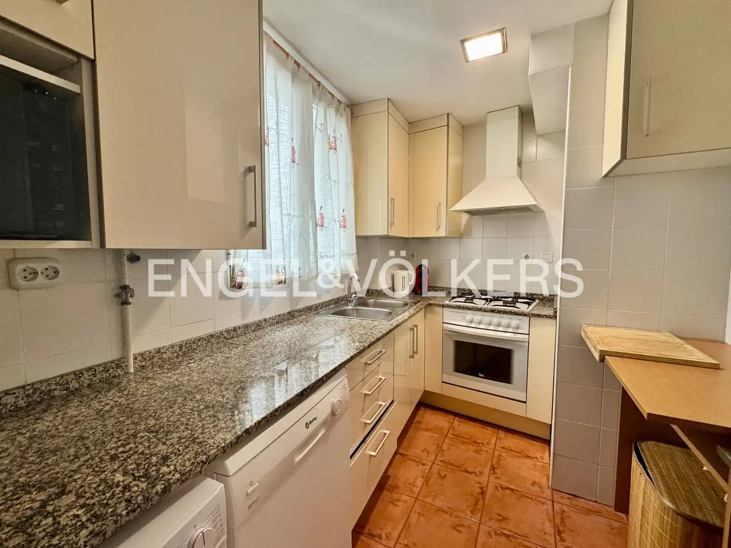 Cocina de Piso de alquiler en Valencia con Aire acondicionado, Calefacción y Parquet