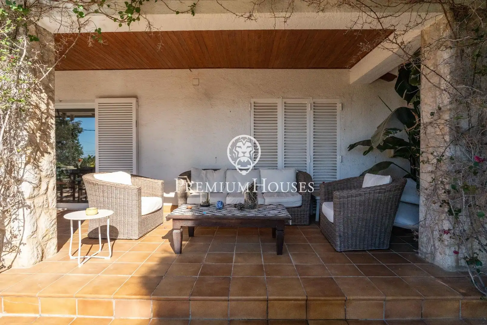 Terrassa de Casa o xalet en venda en Sitges amb Aire condicionat, Calefacció i Jardí privat