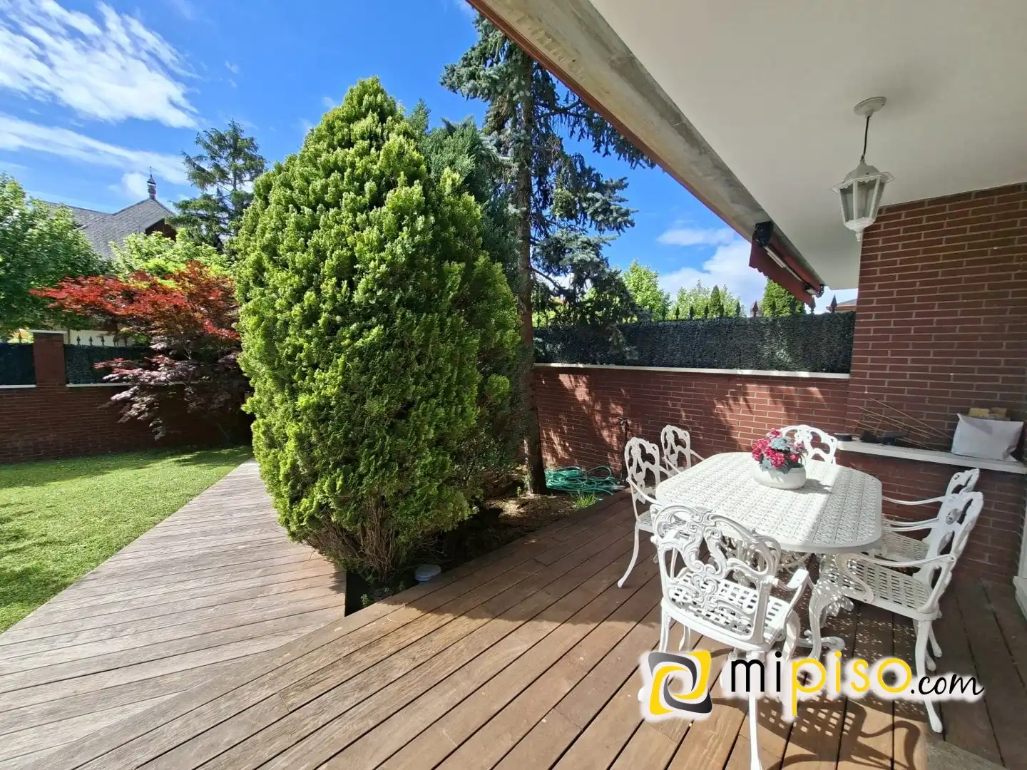Terraza de Casa o chalet de alquiler en Laredo con Calefacción, Jardín privado y Amueblado