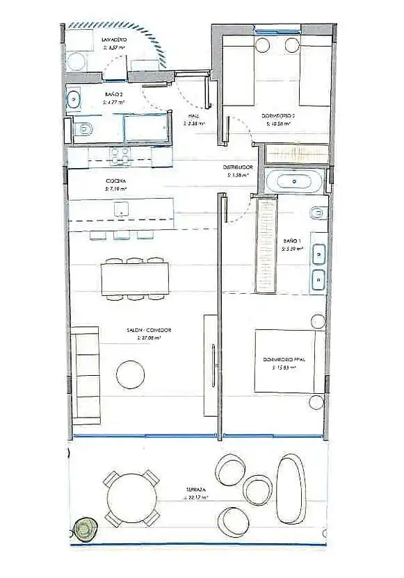 Apartamento con terraza en venta en Torreblanca del Sol, imagen 27