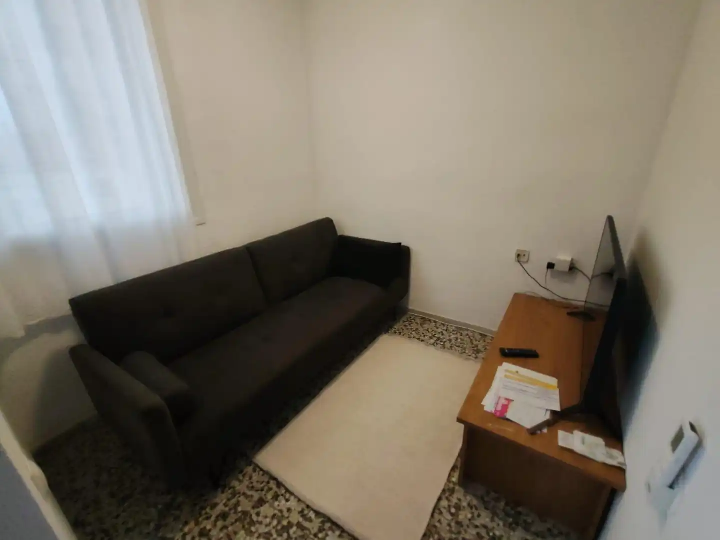 Sala d'estar de Pis de lloguer en Alicante / Alacant amb Aire condicionat, Terrassa i Moblat