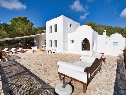 Exterior view of House or chalet for sale in Sant Josep de sa Talaia  with Air Conditioner, Heating and Private garden