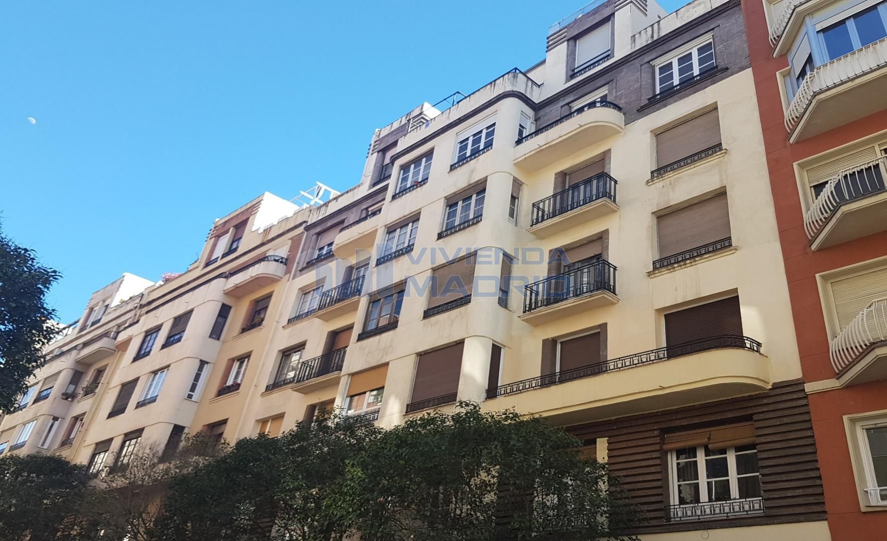 Exterior view of Flat to rent in  Madrid Capital  with Heating