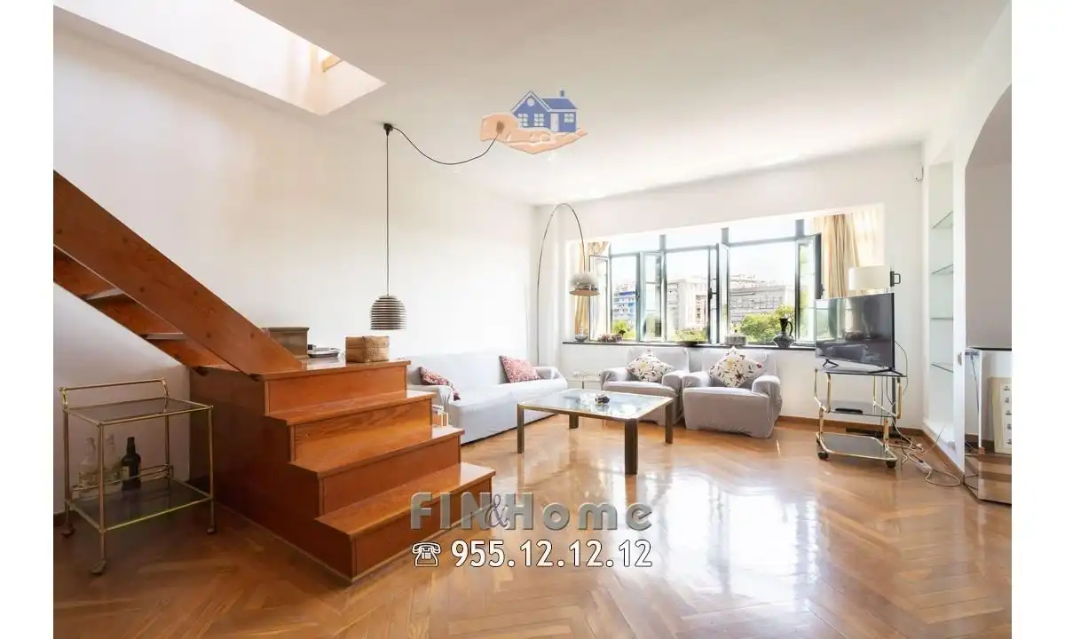 Sala de estar de Ático de alquiler en Sevilla con Aire acondicionado, Calefacción y Jardín privado