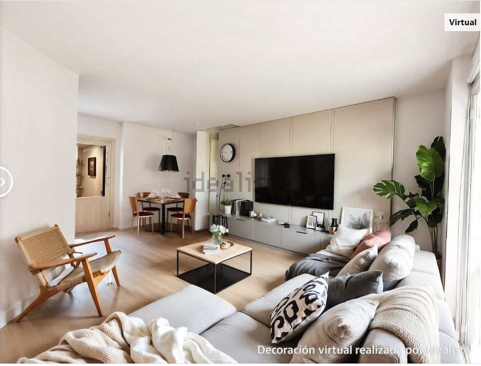 Living room of Flat for sale in  Logroño  with Heating, Parquet flooring and Terrace