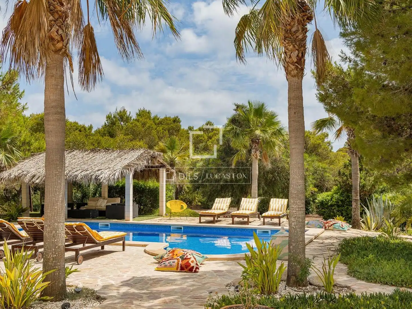 Vista exterior de Casa o chalet de alquiler en Formentera con Aire acondicionado, Jardín privado y Terraza