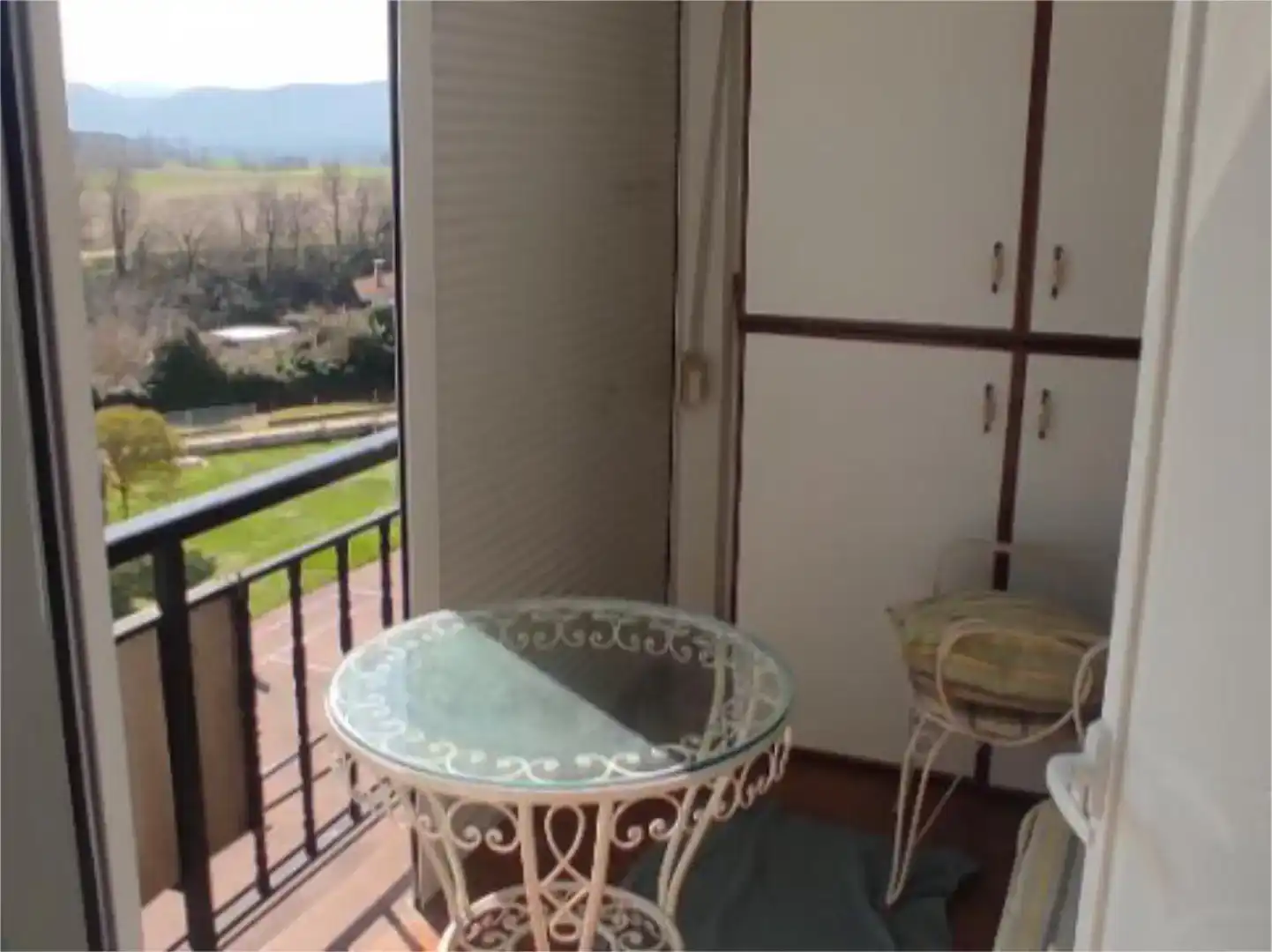 Terrasse von Wohnung zum Verkauf in Trespaderne mit Parkett, Möbliert und Balkon