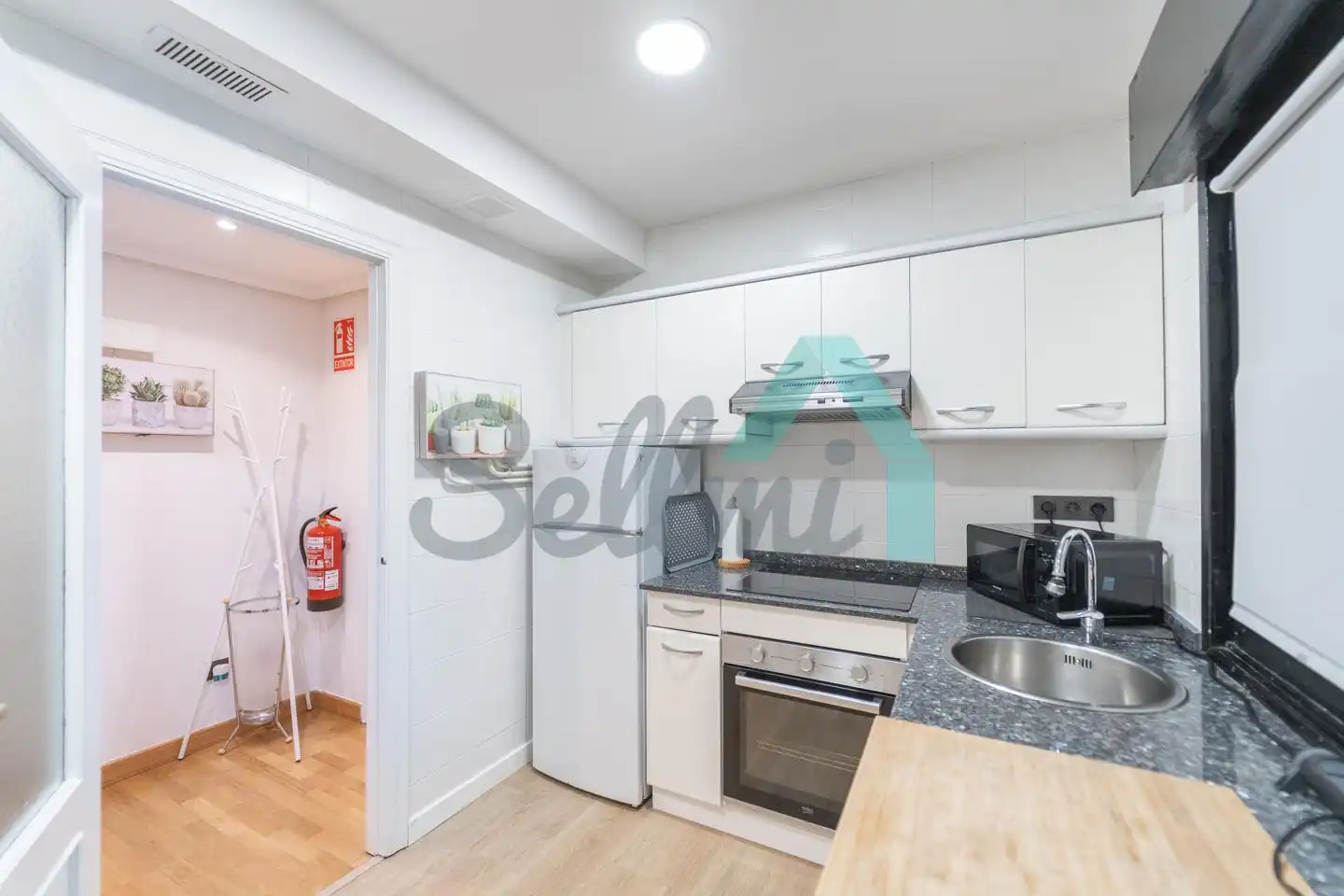 Cocina de Planta baja de alquiler en Oviedo  con Calefacción, Terraza y Amueblado