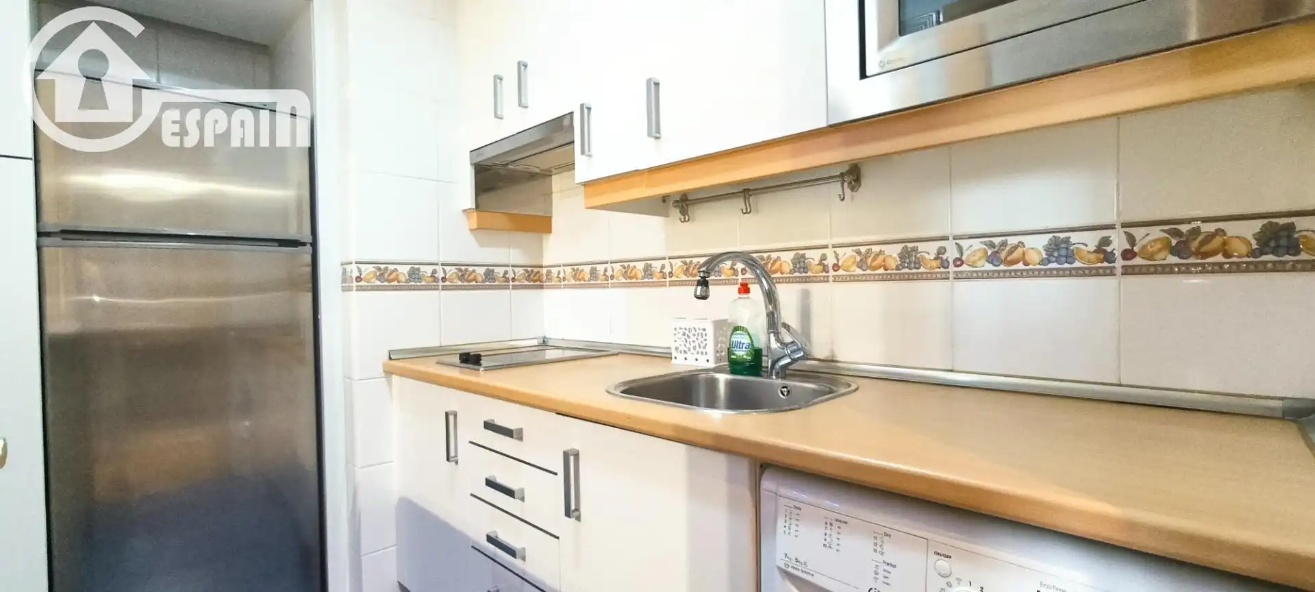 Kitchen of Flat for sale in Madrid  with Air Conditioner, Heating and Private garden