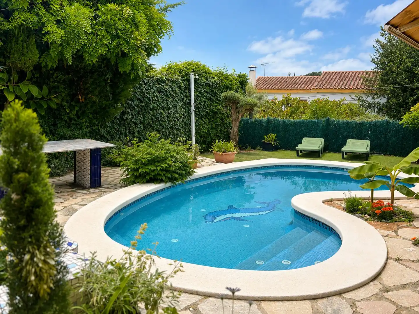 Piscina de Casa o chalet en venta en Arenys de Mar con Aire acondicionado, Calefacción y Jardín privado