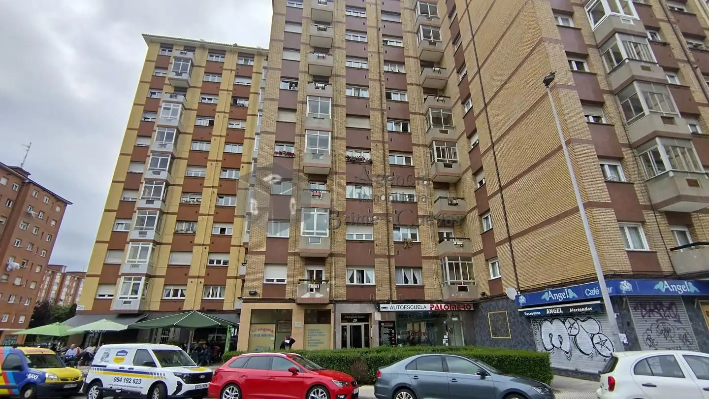 Exterior view of Flat for sale in Gijón   with Heating, Parquet flooring and Terrace