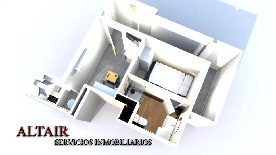 Habitación de Apartamento de alquiler en Getafe con Aire acondicionado, Calefacción y Amueblado