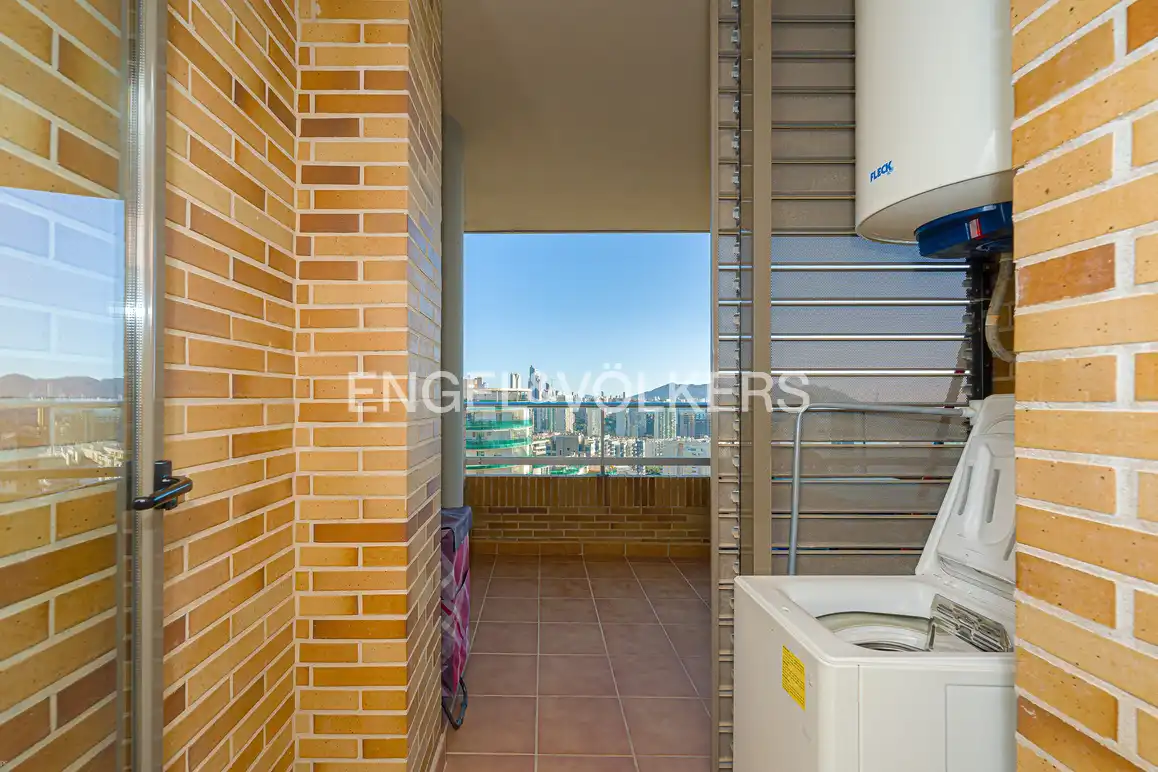 Terraza de Apartamento de alquiler en Villajoyosa / La Vila Joiosa con Aire acondicionado, Terraza y Trastero