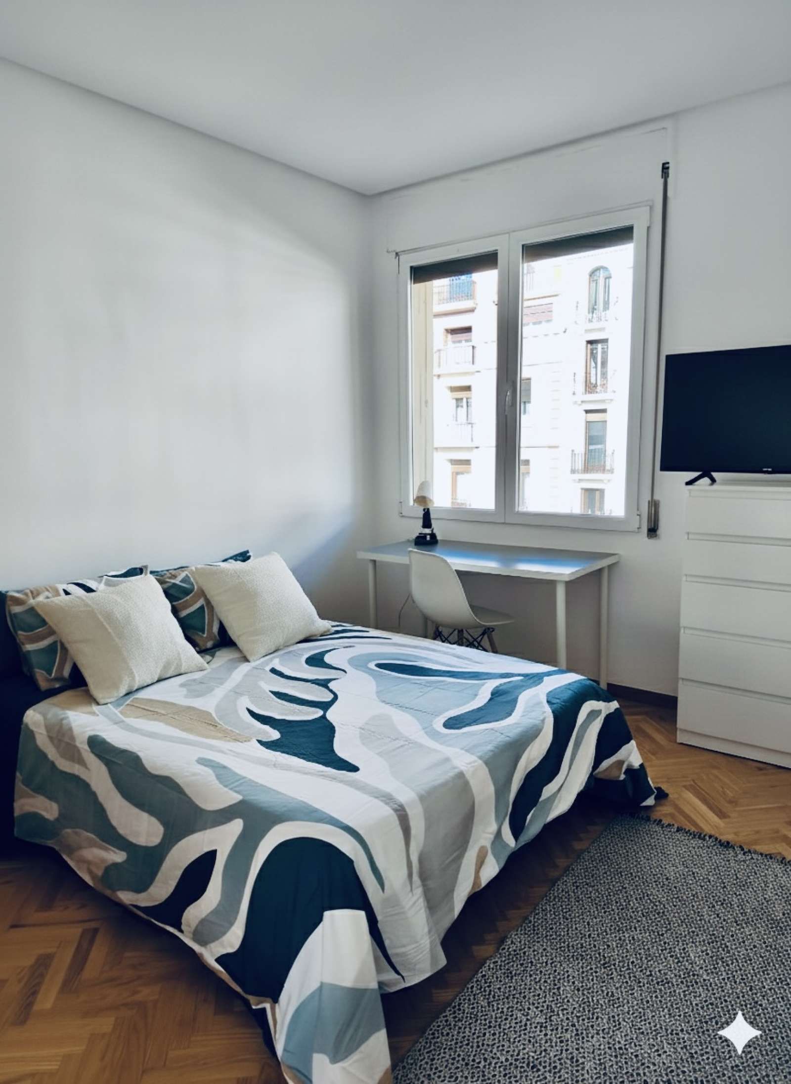 Habitación de Piso para compartir en  Madrid Capital con Aire acondicionado, Calefacción y Terraza