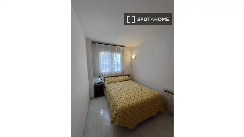 Schlafzimmer von Wohnungen zur untervermieten in Vilassar de Mar mit Klimaanlage, Terrasse und Möbliert
