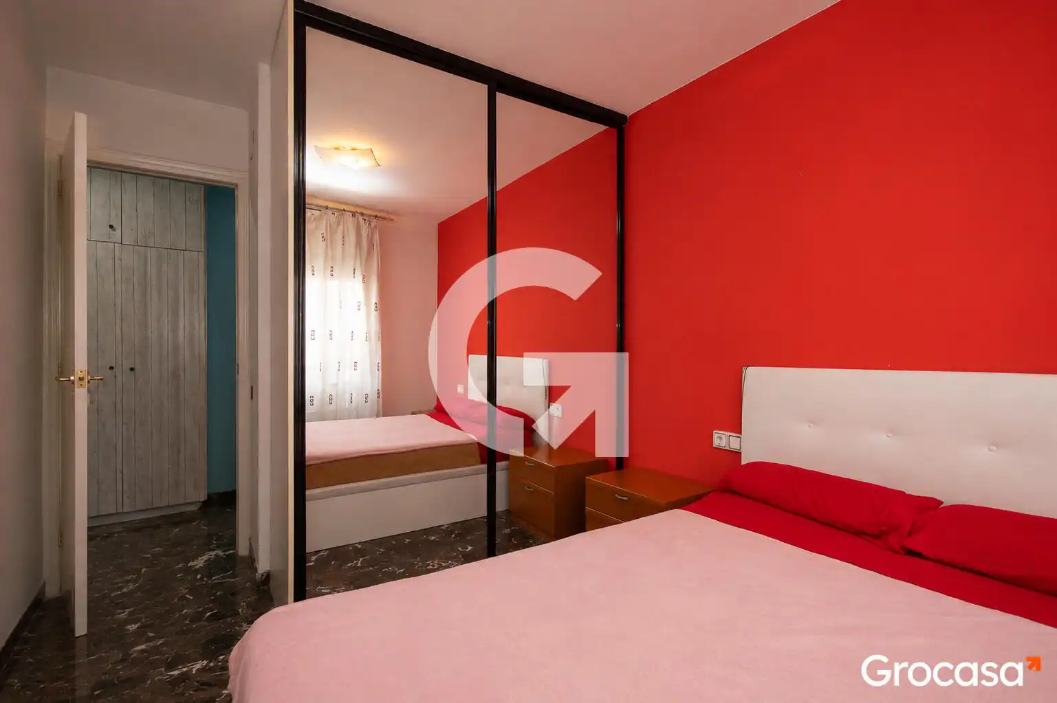 Bedroom of Flat for sale in Sant Vicenç Dels Horts  with Heating, Furnished and Oven