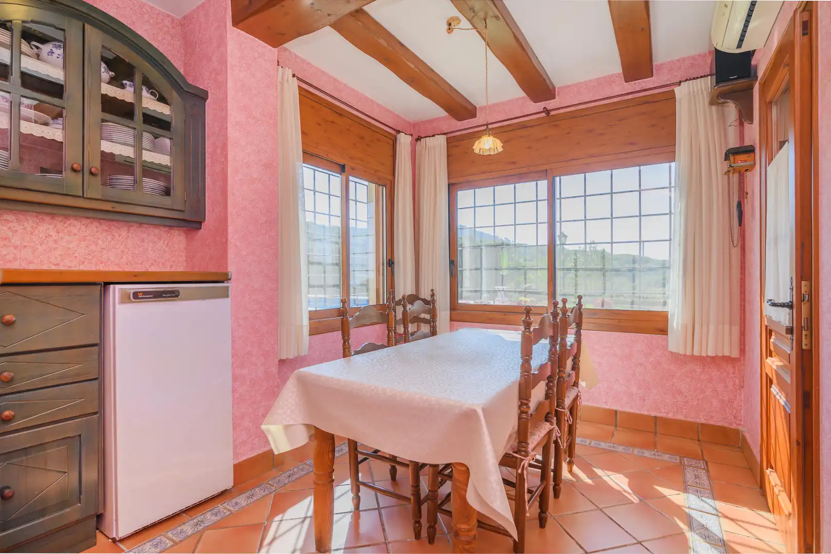Dining room of Houses for sale in Cabrils  with Air Conditioner, Heating and Private garden