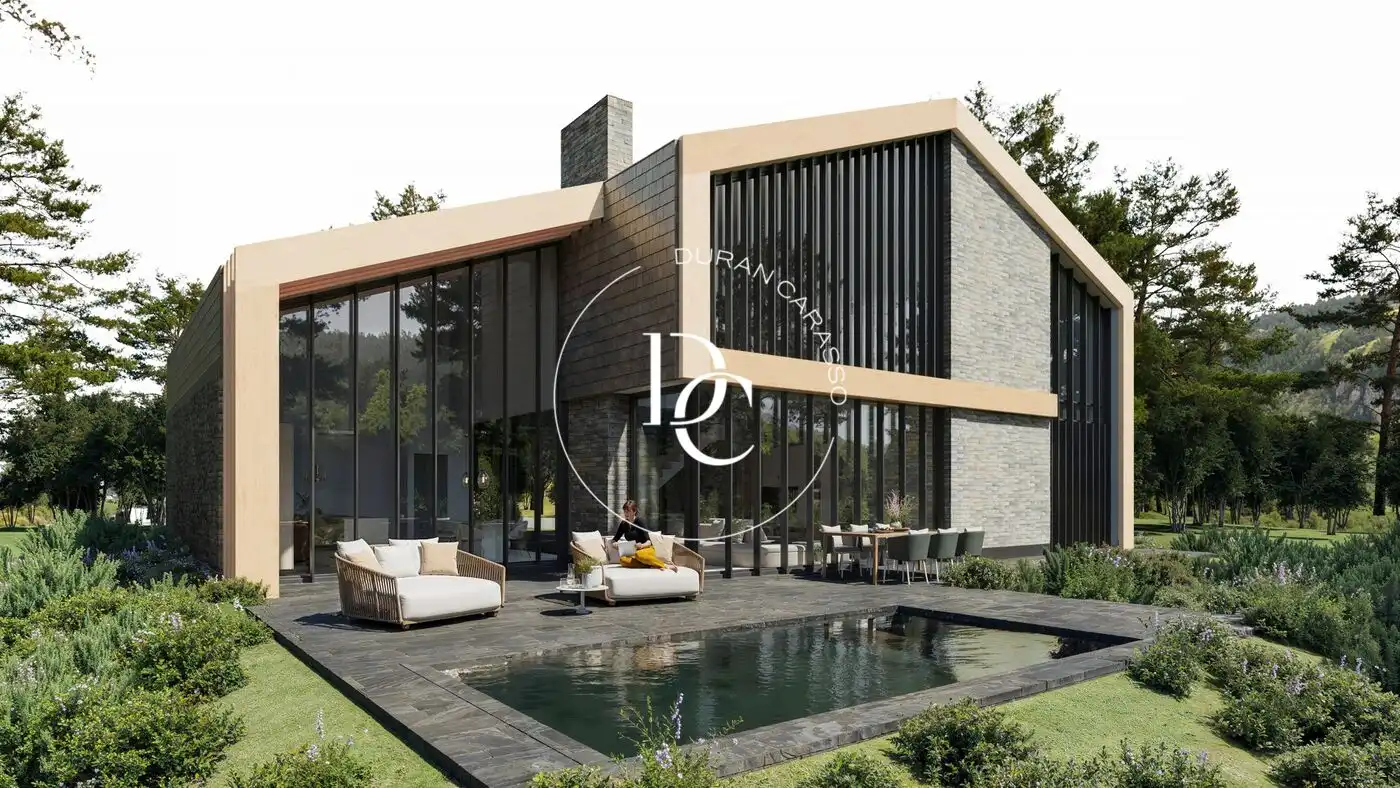 Villa di nuova costruzione con giardino in vendita a Carretera de la Gonarda 37
