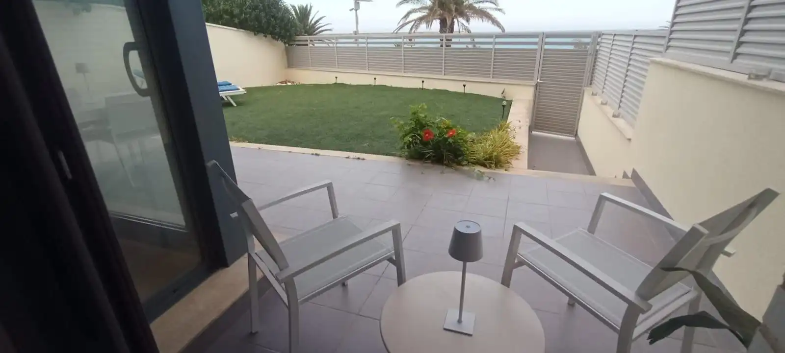 Terraza de Apartamento de alquiler en Vinaròs con Aire acondicionado, Calefacción y Jardín privado