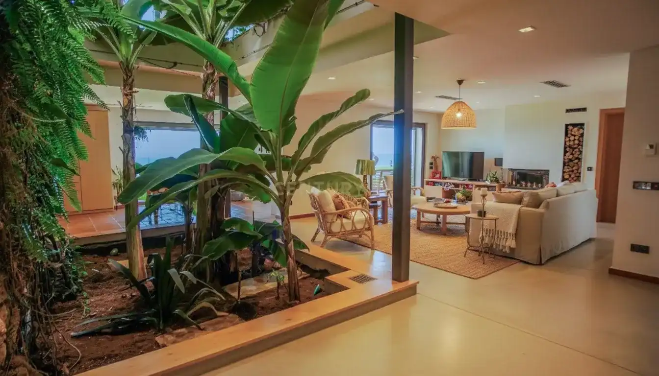 Sala de estar de Casa o chalet en venta en Arenys de Mar con Jardín privado