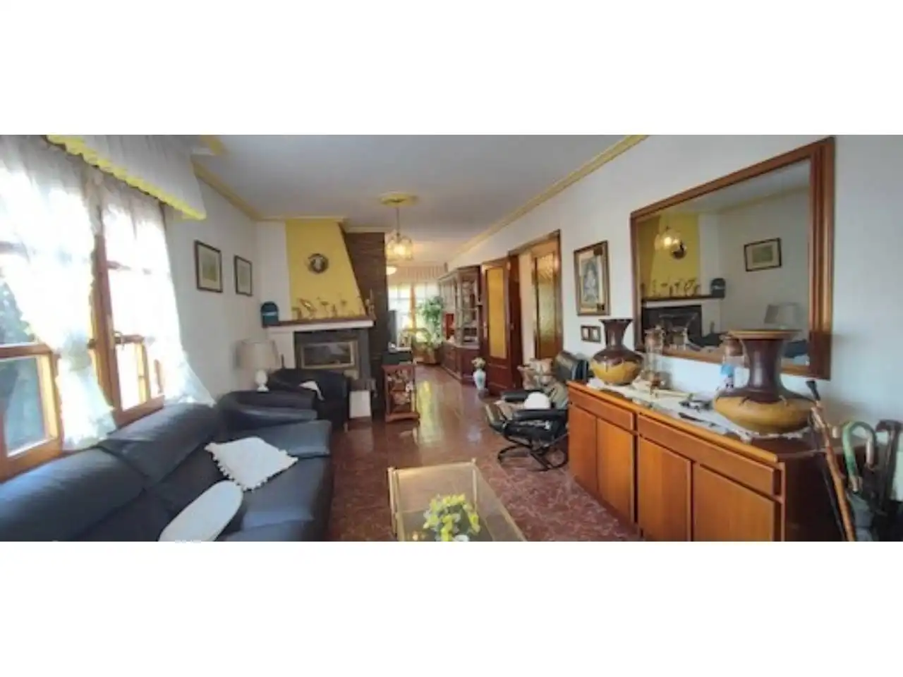 Wohnzimmer von Einfamilien-Reihenhaus zum Verkauf in Llanes mit Heizung, Privatgarten und Terrasse