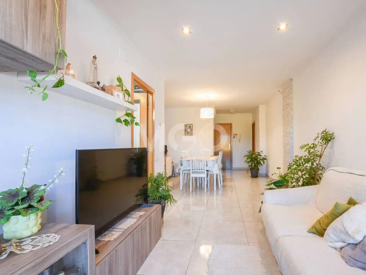 Sala de estar de Piso en venta en Vic con Calefacción, Terraza y Balcón
