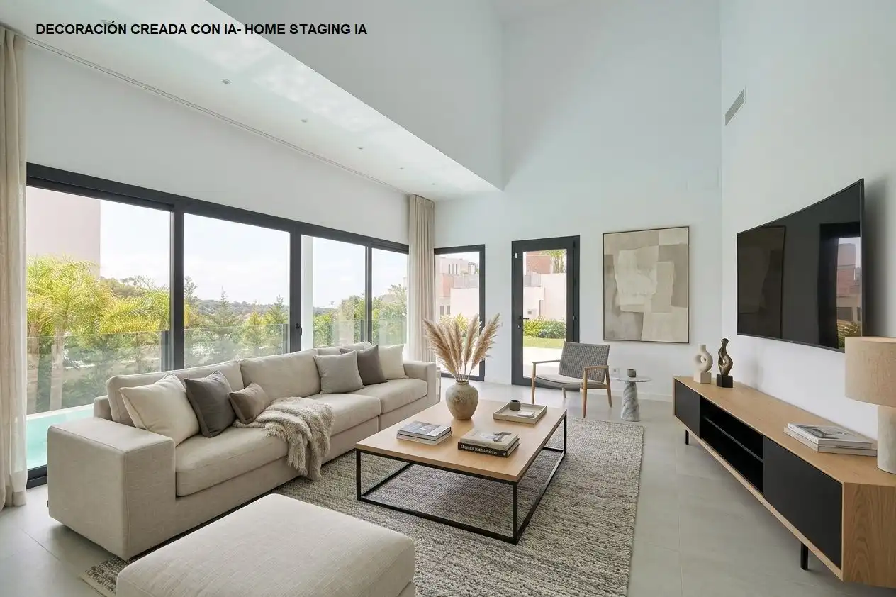Living room of Houses for sale in Marbella  with Air Conditioner, Private garden and Terrace
