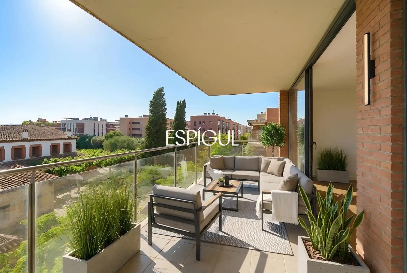Terrace of Flat for sale in Sant Cugat del Vallès  with Air Conditioner, Heating and Parquet flooring