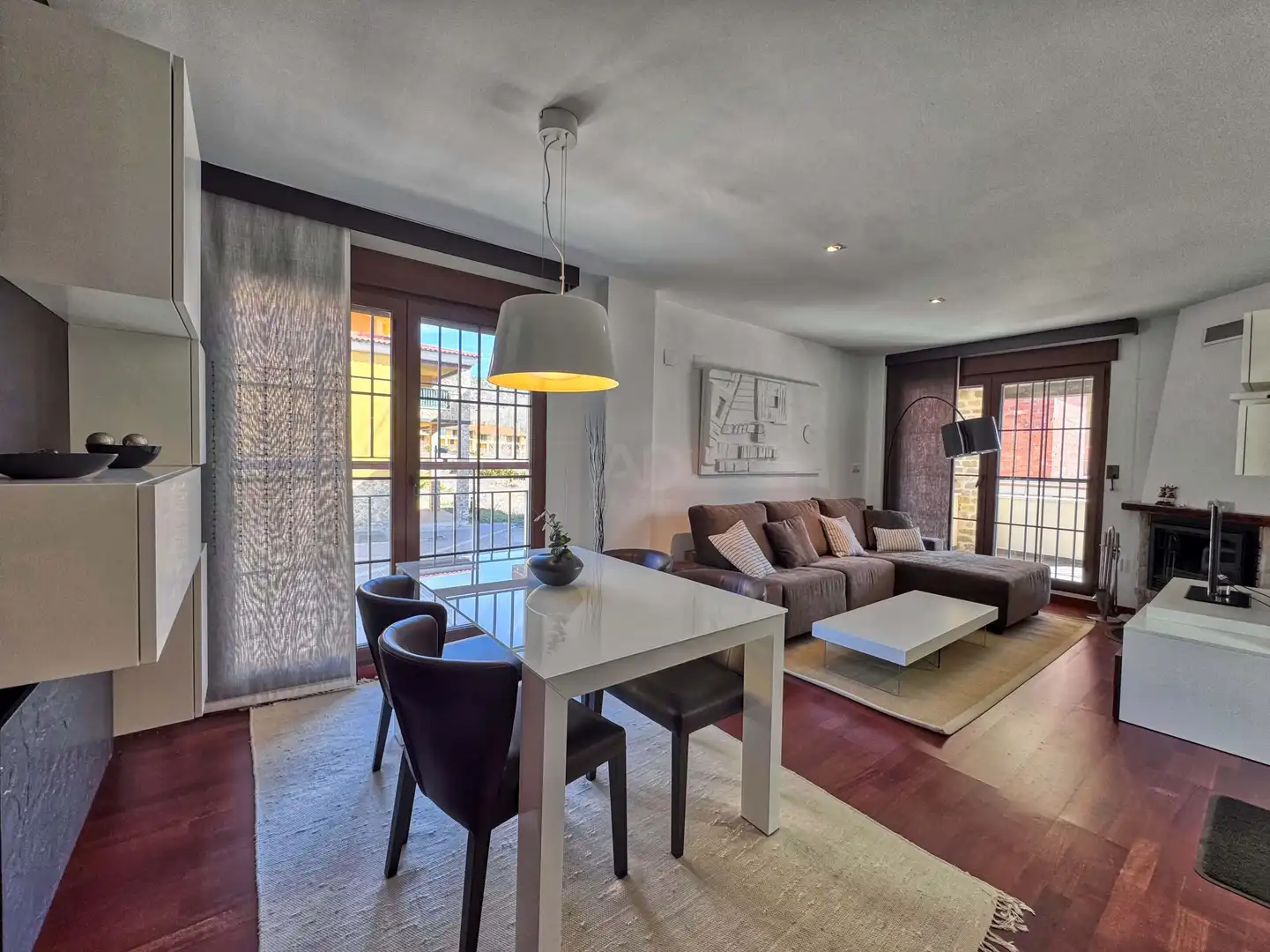 Sala de estar de Dúplex en venta en Alcalá de la Selva con Calefacción y Terraza