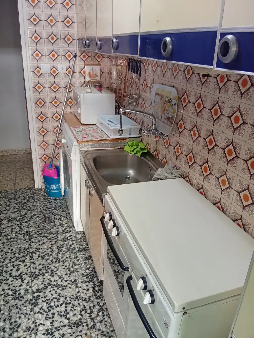 Cocina de Piso en venta en Madrid con Calefacción, Terraza y Amueblado
