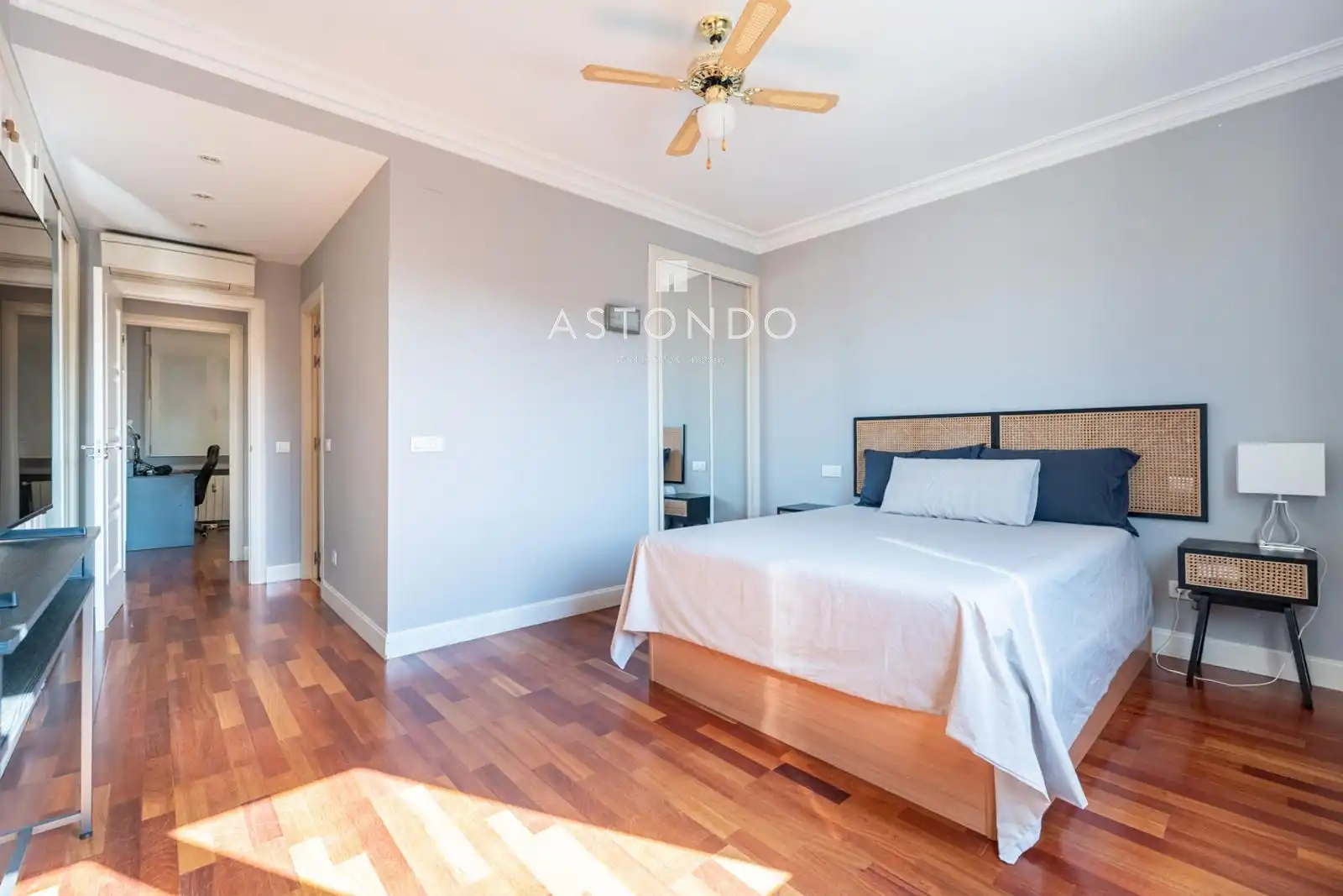 Bedroom of Flat for rent in Madrid  with Air Conditioner, Heating and Swimming Pool
