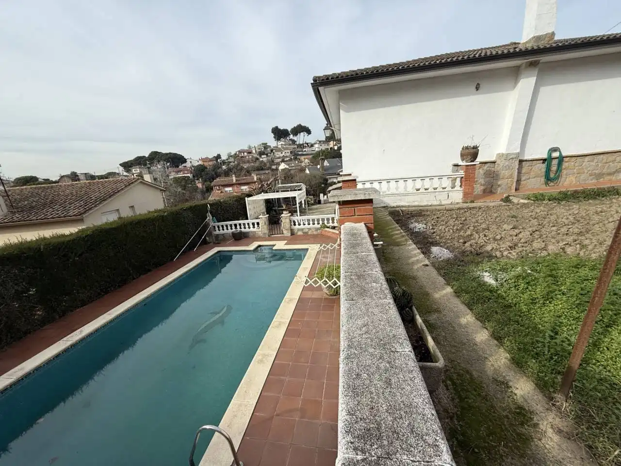 Swimming pool of Houses for sale in Lliçà de Vall  with Air Conditioner, Heating and Private garden