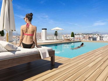 Àtic amb piscina en venda a Florida - Ciudad de Asís