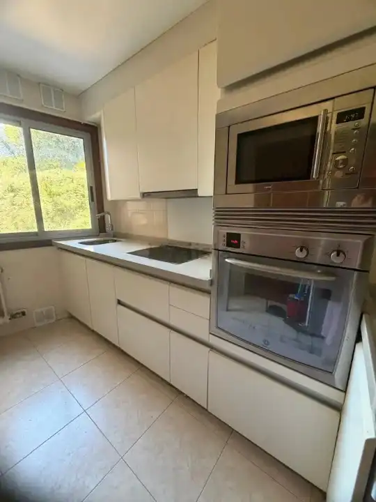 Kitchen of Flat for rent in Santiago de Compostela   with Heating, Storage room and Furnished