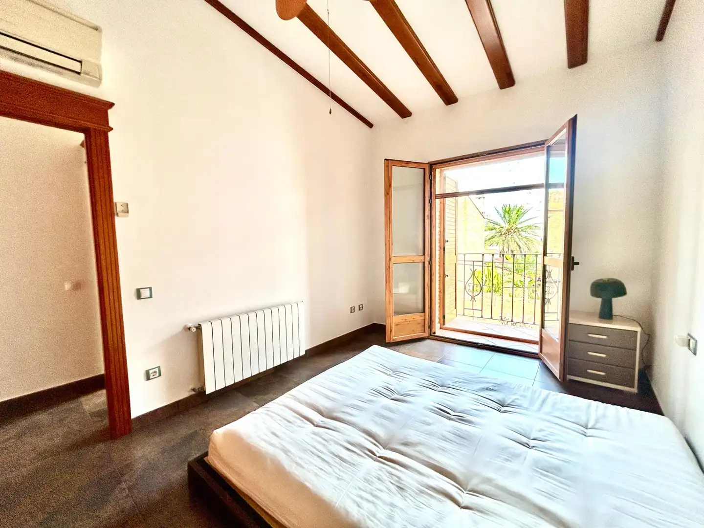 Schlafzimmer von Haus oder Chalet zur Miete in Rafelbuñol / Rafelbunyol mit Klimaanlage, Heizung und Privatgarten