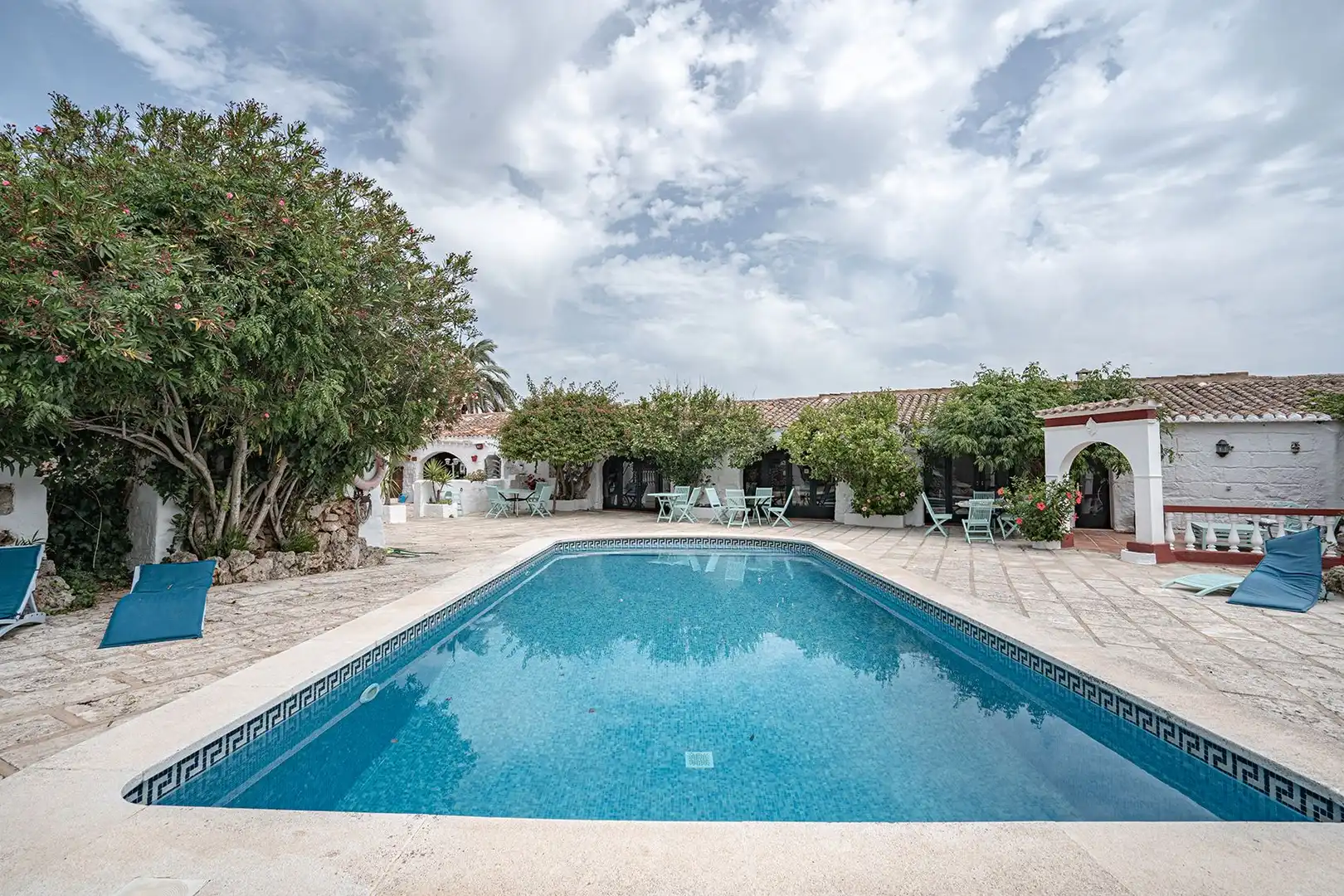 Swimming pool of Country homes for sale in Maó - Mahón  with Private garden and Swimming Pool