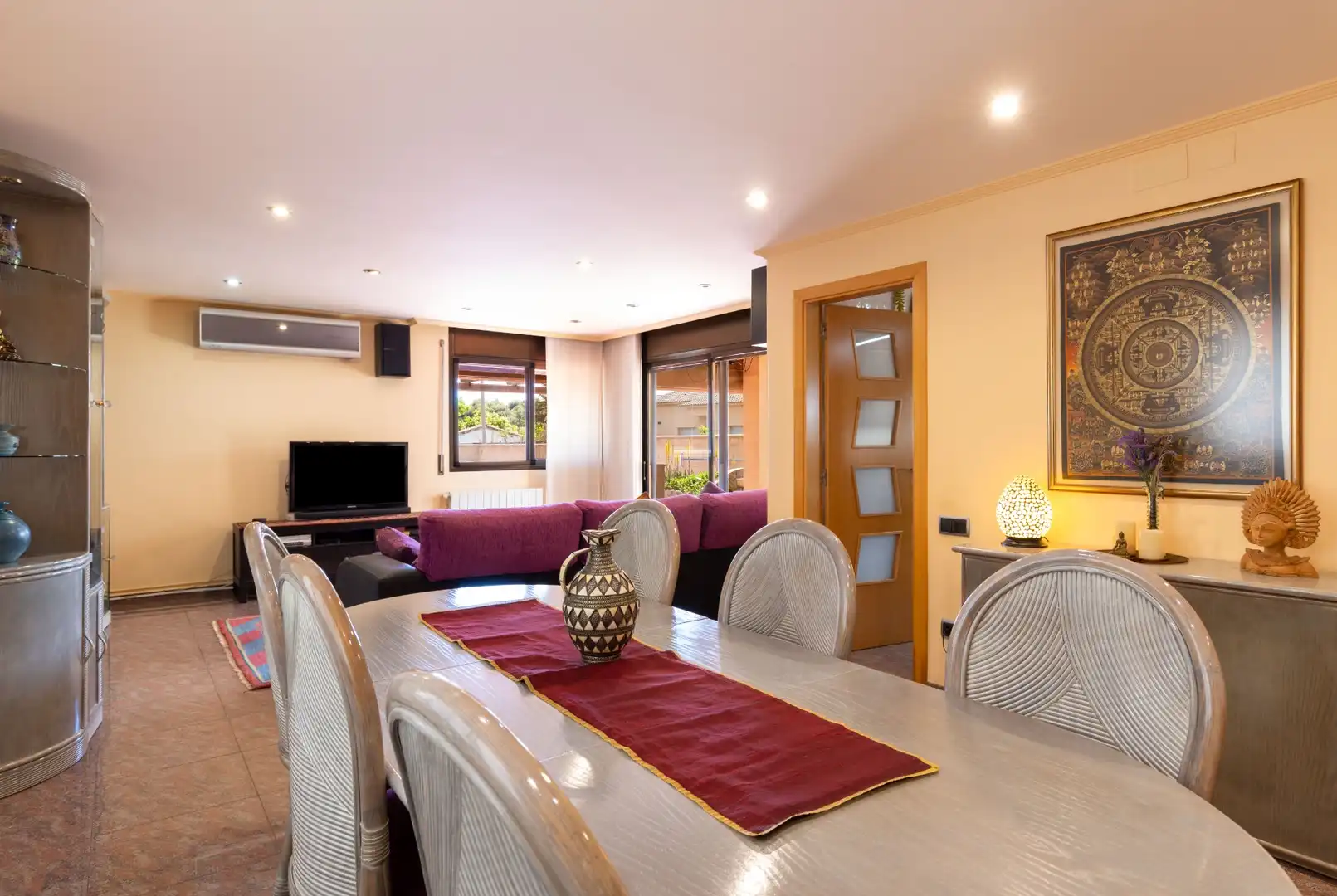 Dining room of Houses for sale in Viladecavalls  with Air Conditioner, Heating and Private garden