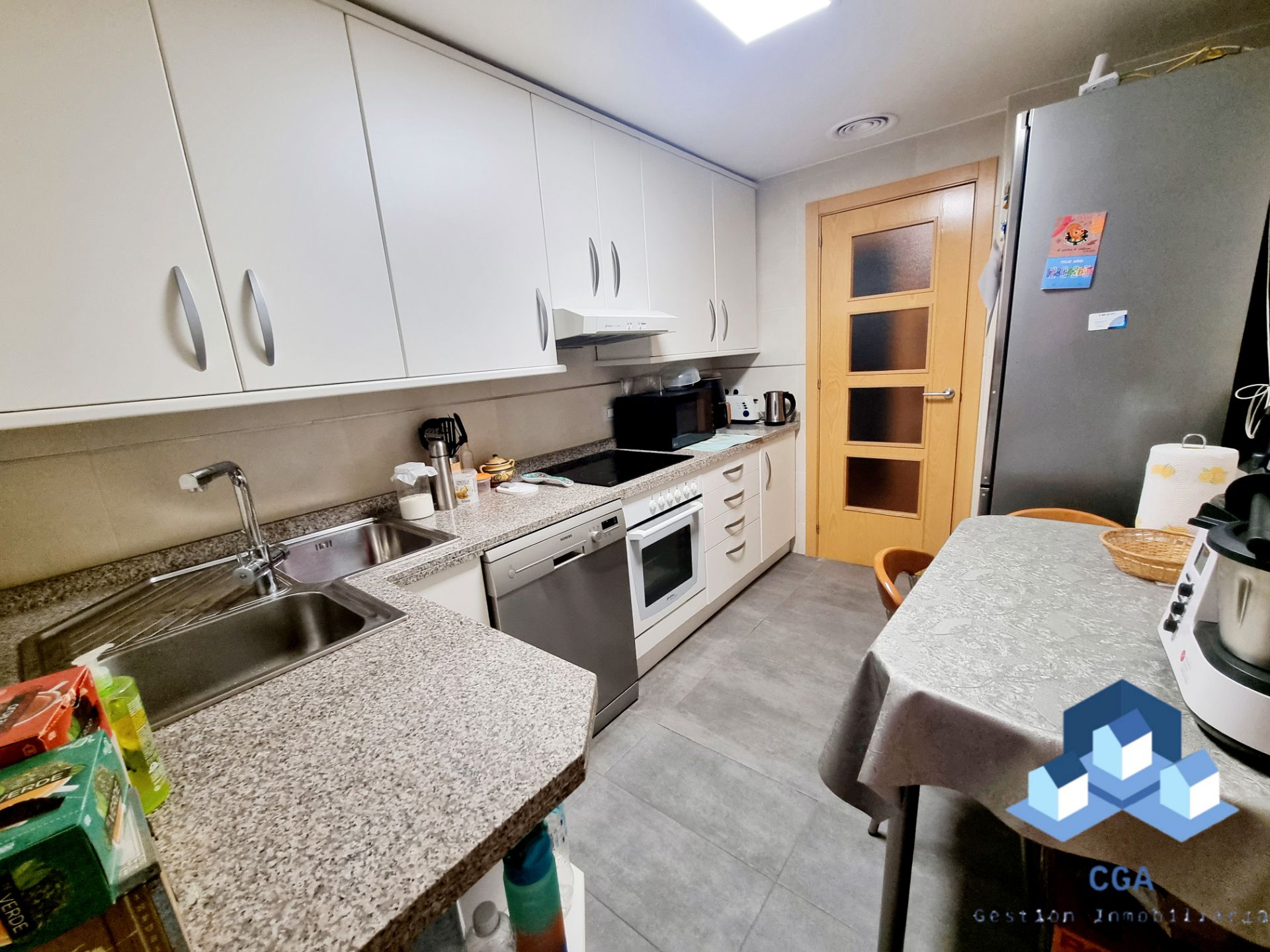 Kitchen of Flat for sale in Lorca  with Air Conditioner, Heating and Parquet flooring