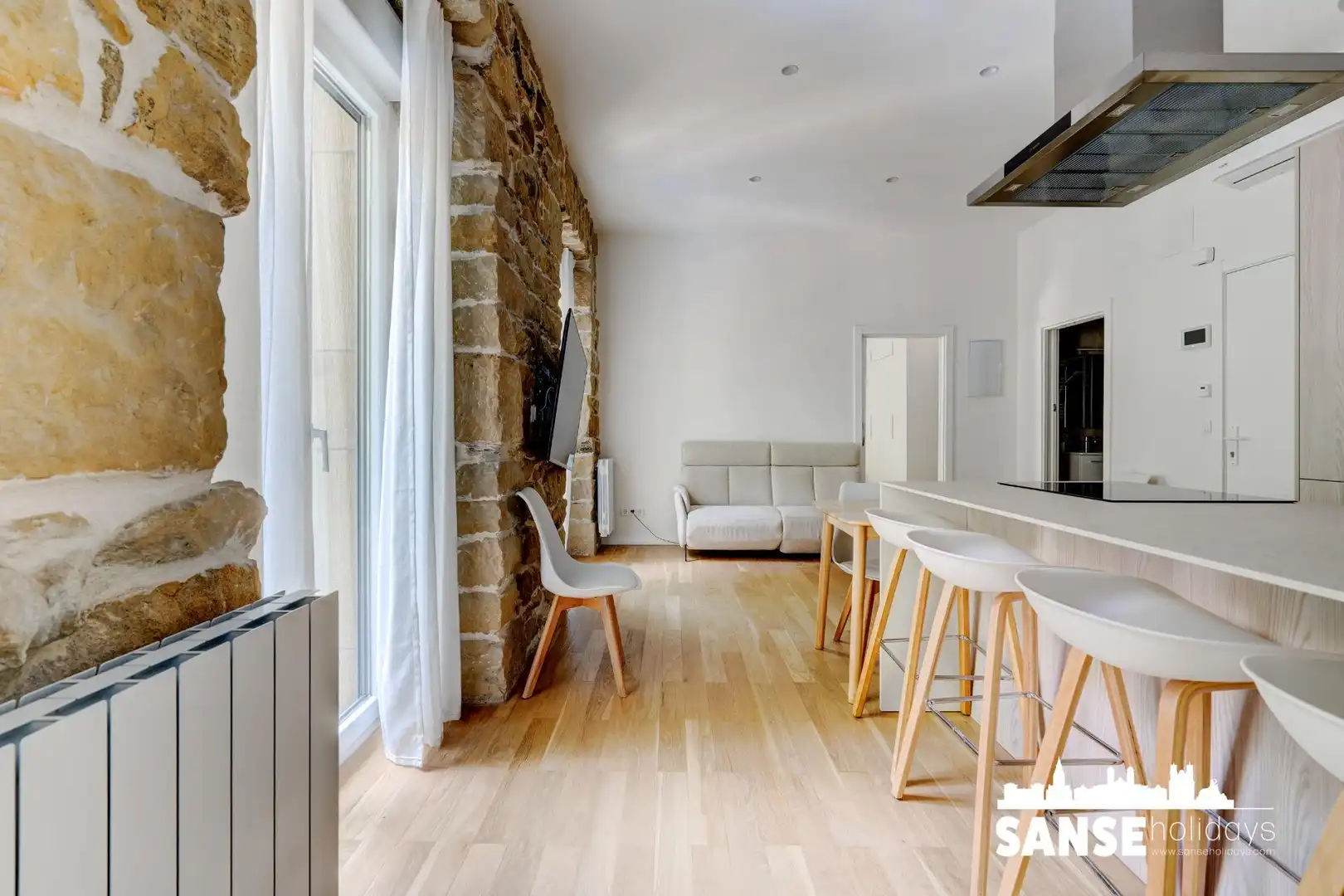 Sala de estar de Piso de alquiler en Donostia - San Sebastián 