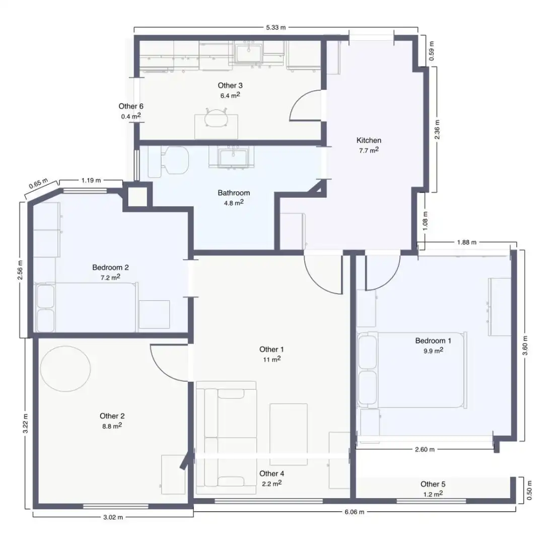 Wohnung zum Verkauf in Málaga mit Balkon