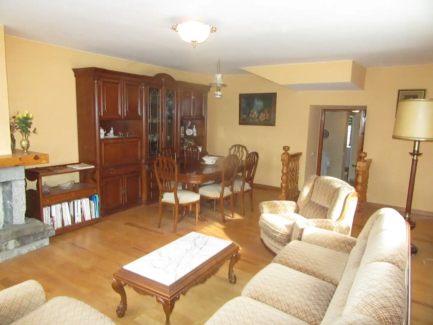 Sala de estar de Finca rústica en venta en Villanúa con Calefacción, Terraza y Trastero