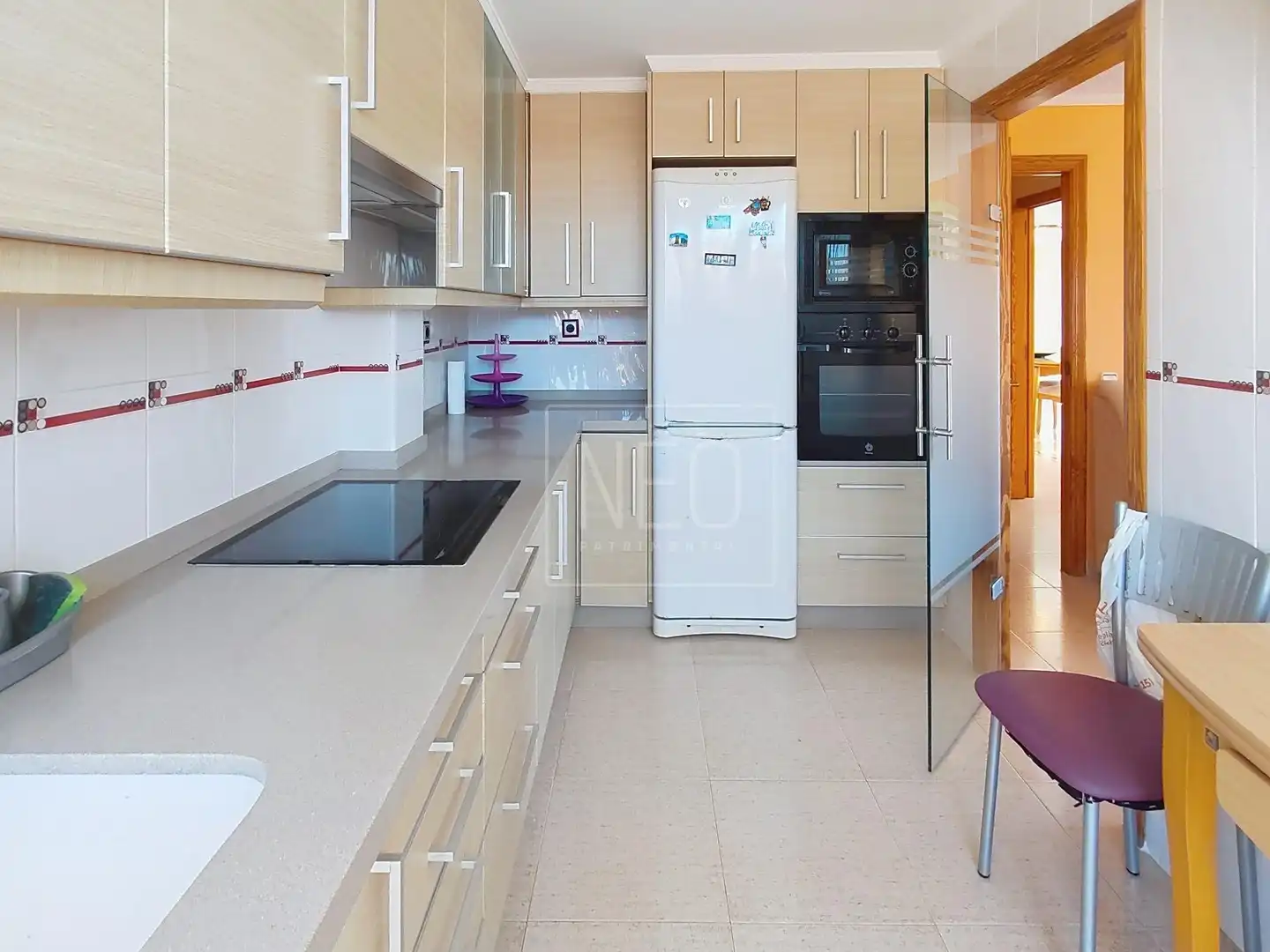 Cocina de Ático en venta en Tavernes de la Valldigna con Terraza, Trastero y Piscina comunitaria