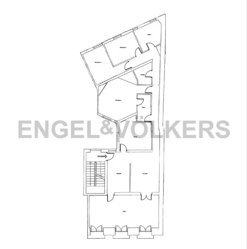 Flat for rent in Madrid  with Heating and Furnished