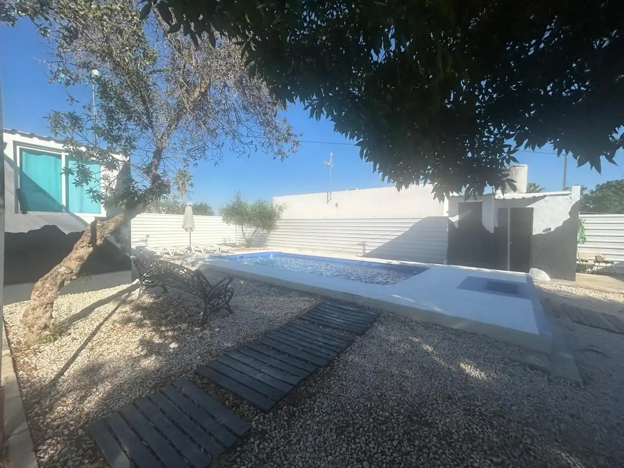 Piscina de Casa o chalet en venta en Los Palacios y Villafranca con Aire acondicionado, Jardín privado y Terraza
