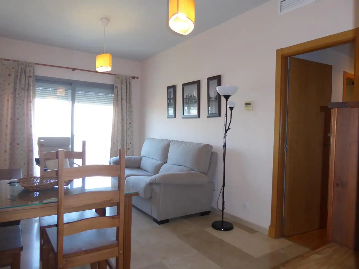 Wohnzimmer von Wohnung zum Verkauf in Jerez de la Frontera mit Klimaanlage, Parkett und Möbliert