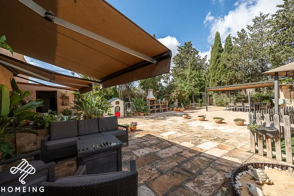 Terrassa de Finca rústica en venda en Llucmajor amb Aire condicionat, Calefacció i Jardí privat