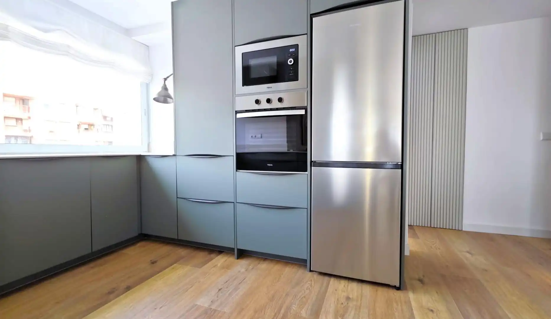 Kitchen of Flat for rent in Alicante / Alacant  with Air Conditioner, Heating and Parquet flooring
