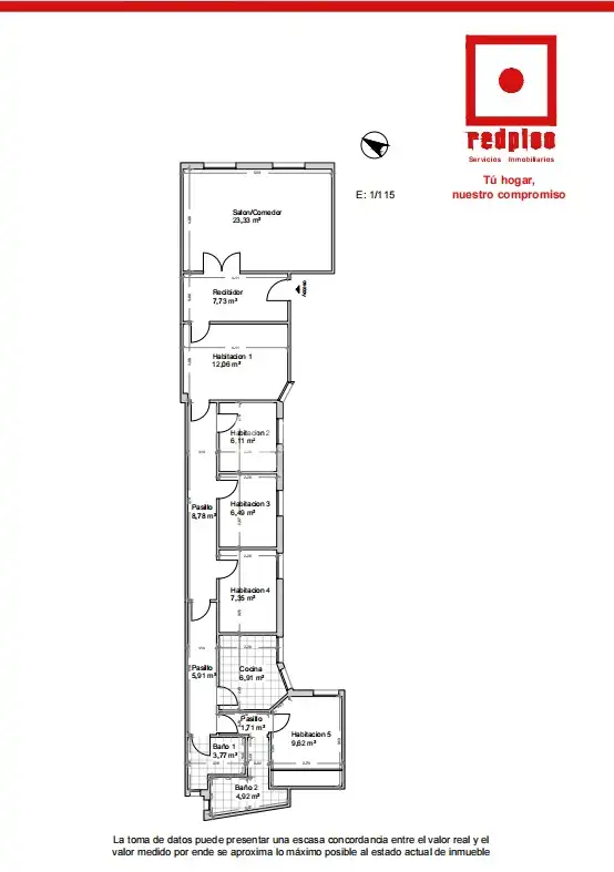 Piso en venta en Madrid con Calefacción